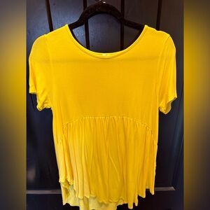 Bellamie Vibrant Yellow Short Sleeve Tee
